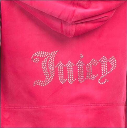juicy couture Women's Bling Velor Tracksuit (الولايات المتحدة ، ألفا ، X-large ، العادية ، العادية ، الوردي الساخن) in Kuwait