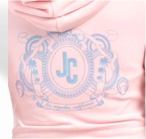 juicy couture Women's Bling Velor Tracksuit (الولايات المتحدة ، ألفا ، X-large ، العادية ، العادية ، الوردي الساخن) in Kuwait