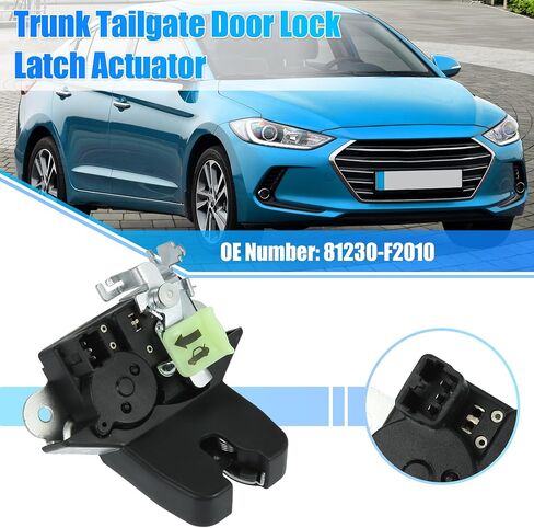 X AUTOHAUX Trunk Latch Lock Actuator 81230-F2010 for Hyundai Elantra 2017-2019 Tailgate Door Latch Lock Actuator Motor in Saudi Arabia