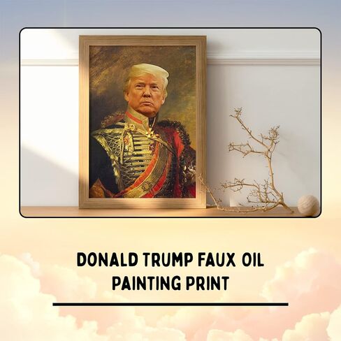 Poster - Celebrity Art - Faux Oil Painting Print - Novelty Pop Culture Artwork Gift in Saudi Arabia