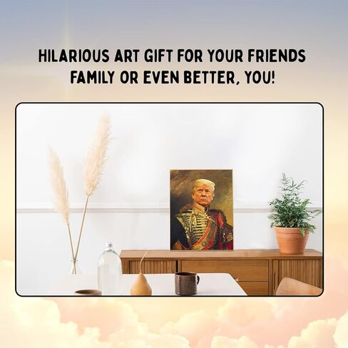 Poster - Celebrity Art - Faux Oil Painting Print - Novelty Pop Culture Artwork Gift in Saudi Arabia