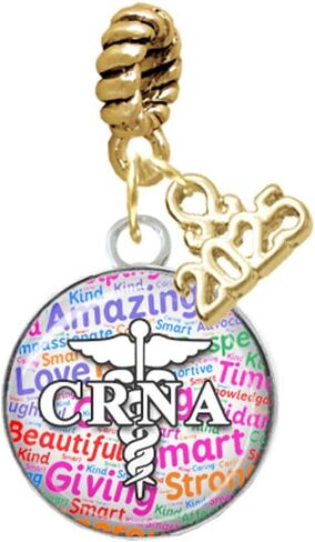 Delight Jewelry Silvertone Domed CRNA - حبل حبل حبل ذهبي يتدلى مع Mini 2025 in Kuwait