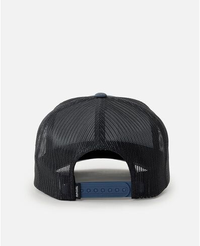 RIP Curl Icons Hat Trucker ، Mesh Back Cap Snapback للرجال ، قابل للتعديل in Kuwait
