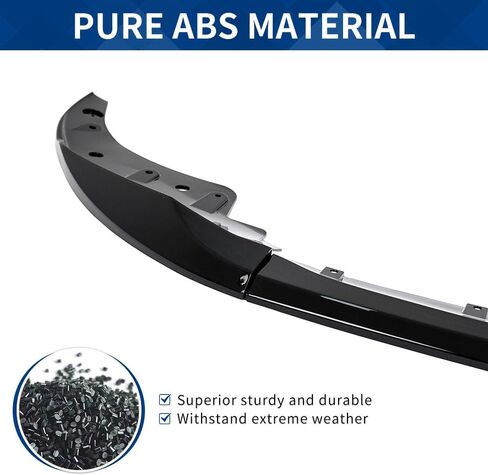 Front Bumper Lip Compatible with (2014-2020) 4-Series F32 F33 F36 with M-Sport Bumper Model ABS Gloss Black Chin Splitter in Kuwait