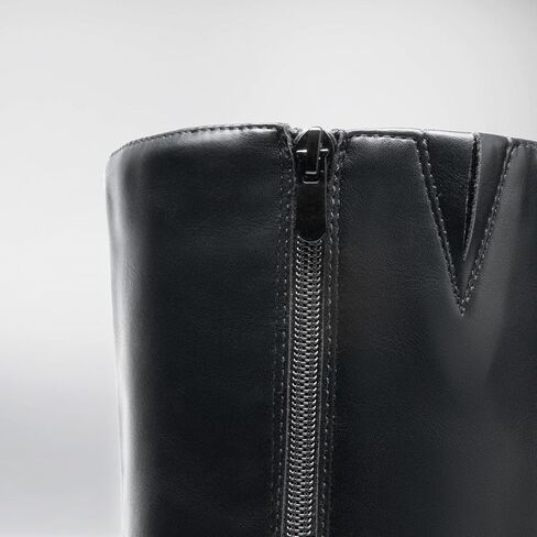 DREAM PAIRS Women's Knee High Boots Chunky Platform Heel Round Toe Boots for Women Side Zipper Stylish Comfortable Tall Boots in Saudi Arabia
