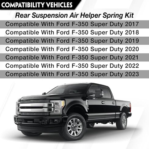 FR250SDJ طقم زنبرك مساعد الهواء الخلفي لسيارة Ford F-250 Super Duty 2017-2024 SES نظام تعزيز التعليق زوج واحد (يسار ويمين) in Saudi Arabia