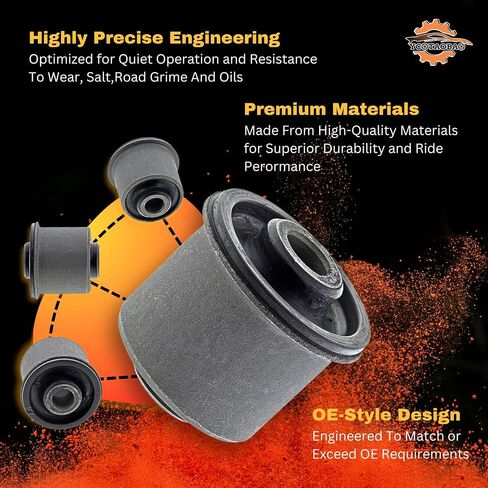 Lower Control Arm Bushing - 4x Front Upper Front Lower Suspension Control Arm Bushing Kit Compatible with Chevrolet S10 Compatible with Chevrolet S10 Blazer Compatible with GMC S15 1983 in Saudi Arabia