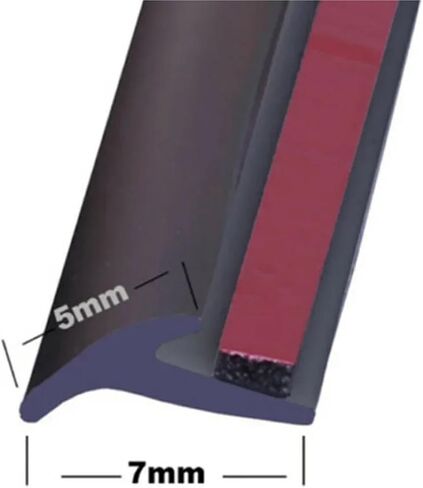 4M T-Lapber Rubber Door Door Strip Stric Trunk Trunk Edge Weatherstrip Molding مطاط in Saudi Arabia