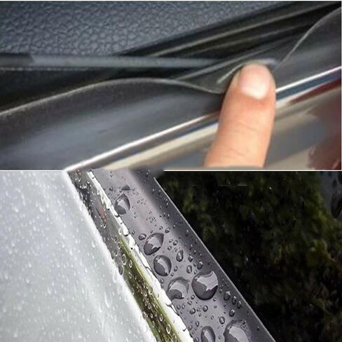 Car Waterproof Rubber Sealing Strips Trim For Auto Car Front Rear Windshield Sunroof Triangular Window Edge Weatherstrip Seal(20mm x 4m) in Saudi Arabia