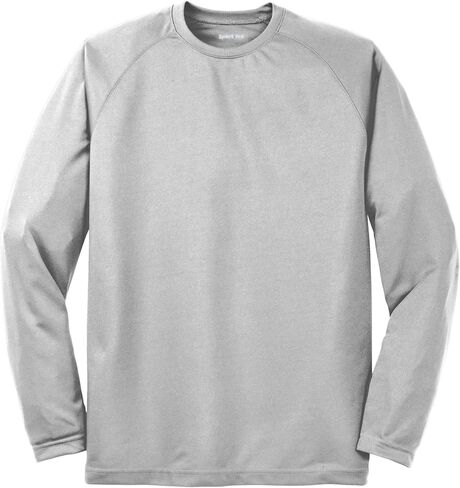 SPORT-TEK Unisex Dry Zone Long Sleeve Raglan T-Shirt | Men's & Women's Athletic Fit Gym T-Shirt, Workout Clothing for Fashion in Saudi Arabia
