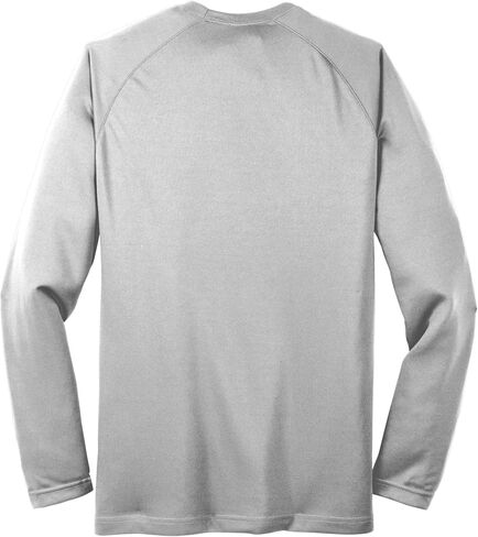 SPORT-TEK Unisex Dry Zone Long Sleeve Raglan T-Shirt | Men's & Women's Athletic Fit Gym T-Shirt, Workout Clothing for Fashion in Saudi Arabia