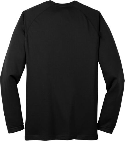 SPORT-TEK Unisex Dry Zone Long Sleeve Raglan T-Shirt | Men's & Women's Athletic Fit Gym T-Shirt, Workout Clothing for Fashion in Saudi Arabia