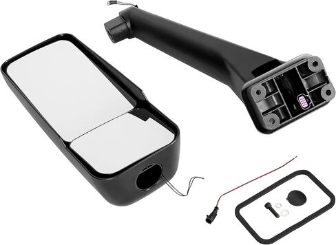 HECASA Rear View Mirror Right Compatible with 2003-2009 Chevy Chevrolet Kodiak/GMC Topkick C4500 C5500 C6500 C7500 GMC Topkick C8500 Replacement for 25886105 Manual Door Mirror - Passenger Side in Saudi Arabia