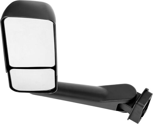 HECASA الخلفية عرض المرآة اليمنى متوافقة مع 2003-2009 CHEVY CHEVROLET KODIAK/GMC TOPKICK C4500 C5500 C6500 C7500 GMC TOPKICK C8500 بديل لـ 25886105 مرآة الباب اليدوي - جانب القابر على الجاب in Saudi Arabia