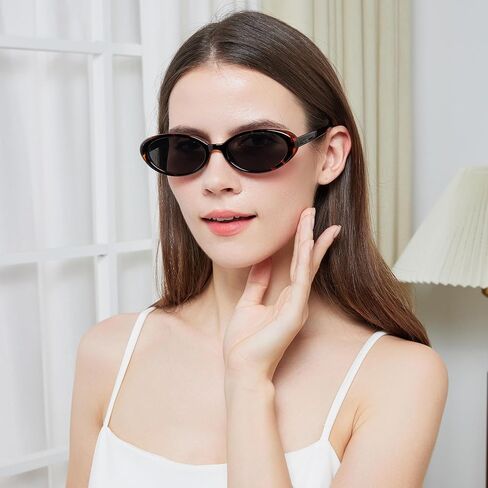 Retro Classic Oval Sunglasses for Women and Men Small 90s Style in Saudi Arabia