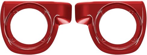 HR3 Custom 6.5 in. Fairing Lower Speaker Boxes Compatible with 2014-later Harley Touring Road Glide, Street Glide, Electra Glide Std (Silver/Black Honeycomb Fade) in Kuwait
