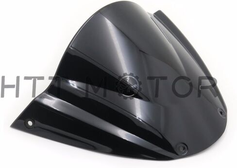 SMT-Windshield الزجاج الأمامي متوافق مع Ducati Monster 696 2008 2009 2010 2011 2012-2014 Black [B074V39Yyr] in Saudi Arabia