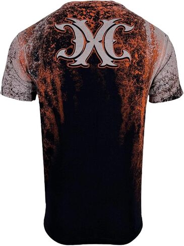 Xtreme Couture by Affliction Men's T-Shirt Orthodox Skull Biker in Saudi Arabia