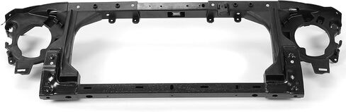 مجموعة دعم الرادياتير Kuafu متوافقة مع 2007-2018 استبدال Jeep Wrangler لـ 550777976AD 55077976AC 55077976AF CH1225213 مسحوق بلاستيك مطلي بالمسحوق in Saudi Arabia