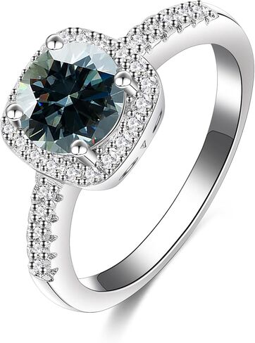0.5/1/2 قيراط خاتم الذكرى السنوية للنساء للنساء ، د ، Color VVS1 Clarity Moissanite 925 Sterling Silver Form in Kuwait