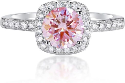 0.5/1/2 قيراط خاتم الذكرى السنوية للنساء للنساء ، د ، Color VVS1 Clarity Moissanite 925 Sterling Silver Form in Kuwait