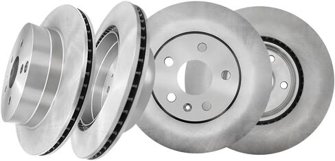 PM Auto Set of 4 Front-Rear Disc Brake Rotors For 2010-2017 GMC Terrain in Saudi Arabia