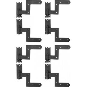 تصنيع مستلزمات التجديد - مفصلات مصراع شديدة التحمل - مفصلات من الحديد المطاوع ترفع من المفصلات - مفصلات ذات وجهين على شكل دبوس استعماري للأبواب والنوافذ والمصاريع مع الأجهزة - 6.5 بوصة، حزمة من 8 in Kuwait