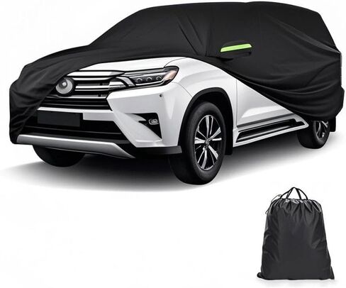 5-Layer All-Weather Waterproof Light-Weight Car Cover for Toyota Grand Highlander 2024-2025.Full Car Cover Outdoor Waterproof Sun Rain Snow Hail Protection,with a Free Storage Bag (Silver) in Saudi Arabia