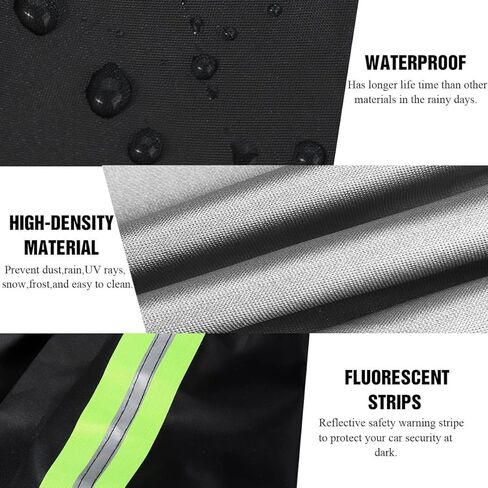 5-Layer All-Weather Waterproof Light-Weight Car Cover for Toyota Grand Highlander 2024-2025.Full Car Cover Outdoor Waterproof Sun Rain Snow Hail Protection,with a Free Storage Bag (Silver) in Saudi Arabia