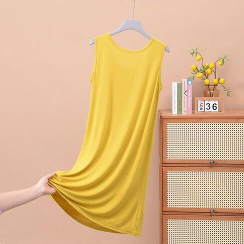 Aniywn Plus Size Nightgowns for Women 4x-5x Tank Top V Neck Tank Nightgowns Women Sleepwear Sleeveless Dresses Sleep Shirts in Saudi Arabia