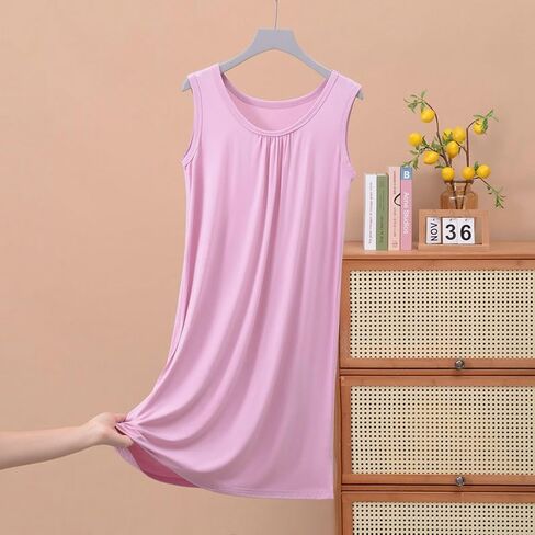 Aniywn Plus Size Nightgowns for Women 4x-5x Tank Top V Neck Tank Nightgowns Women Sleepwear Sleeveless Dresses Sleep Shirts in Saudi Arabia