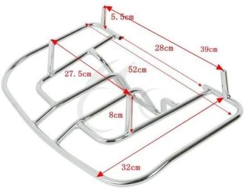 XFMT دراجة نارية Chrome Tour Pack Trunk Rack For Honda Goldwing 1800 GL1800 2001-2017 in Saudi Arabia