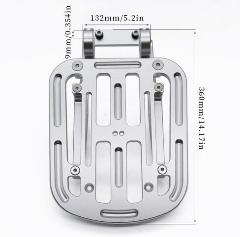 PROCNC Motorcycle Rear Rack Luggage Rack Replacement Fit for DAX 125 ST125 2022 2023 2024 2025 (Sliver) in Kuwait