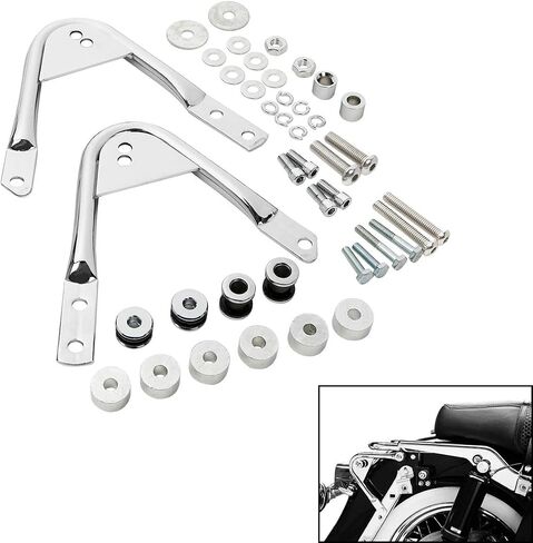 TCT-MOTORPARTS TOUR PACK ALGAGE RACK DOCKING ATTLAWARE ATTING FIT FOR HARLEY TOURING ROAD KING ELECTRA GLIDE FLHT CLASSIC FLHX 1997-2008 in Saudi Arabia