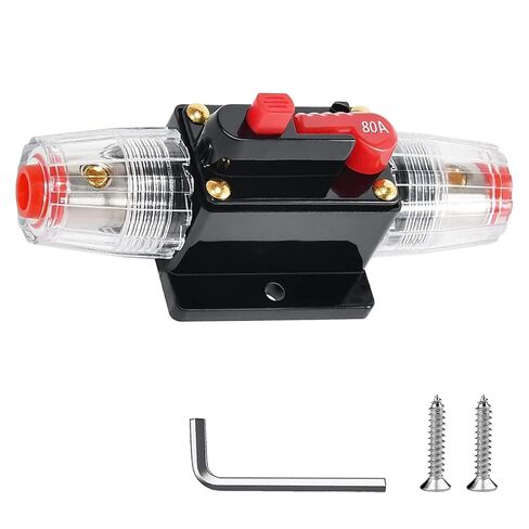 30 أمبير قاطع الدائرة اليدوي إعادة ضبط الصمامات المضمنة ، 12V-48V DC للسيارة الصوتية البحرية التصيد القوارب حماية نظام الطاقة الشمسية in Kuwait