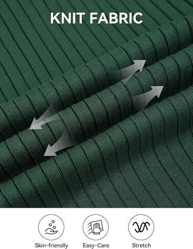 Esabel.C Mens Knit Polo Shirts Long Sleeve Ribbed Textured Polo Shirt Fashion Collared Casual Golf Shirts in Kuwait