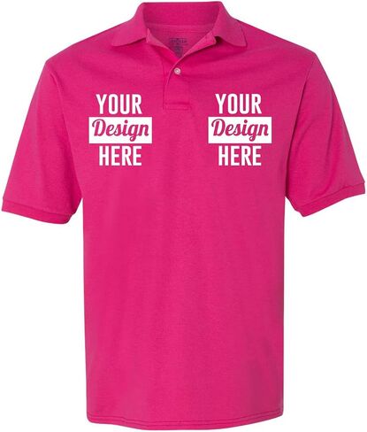 INK STITCH Men 437msr Custom Stitching Embroidery Logo Texts SpotShield Polo Shirts in Kuwait