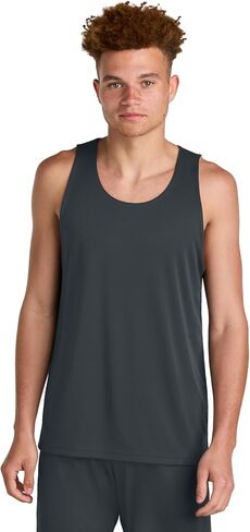 منافس Sport-Tek Posicharge Rev Tank | الرياضة Fit Top Top للرجال والنساء ، قميص صيف الصيف للأزياء in Saudi Arabia