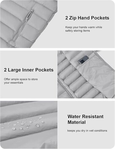 BGOWATU Men's Lightweight Packable Puffer Jacket Warm Winter Jacket for Men Down Alternative Puffy Coat in Kuwait