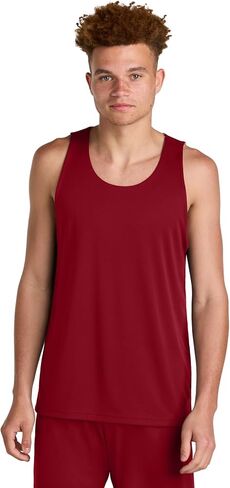 منافس Sport-Tek Posicharge Rev Tank | الرياضة Fit Top Top للرجال والنساء ، قميص صيف الصيف للأزياء in Saudi Arabia