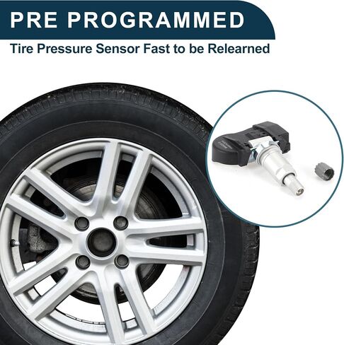 Tire Pressure Sensor for Land Rover Defender 110 2020-2023 433MHz No.AH521A159AA/4H231A159AE Tire Pressure Monitoring Sensor 4 Pc in Saudi Arabia