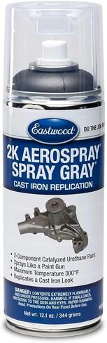 Eastwood Two Chamber Sprays Like Paint Gun Matte Finish 2K AeroSpray Spray Gray in Saudi Arabia