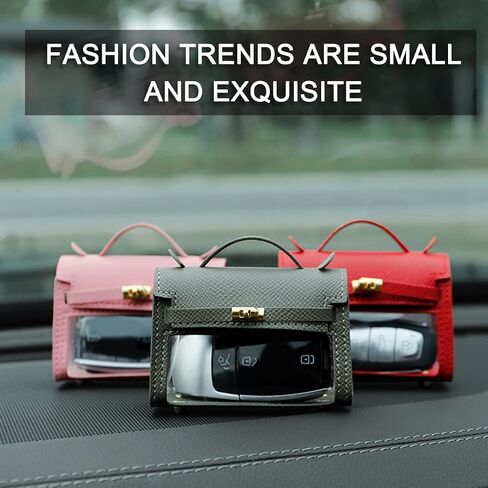 Besulen Mini Creative Car Care Case ، لطيفة صغيرة رائعة من جلود المفاتيح من الجلد الشفافة ، محفظة Handbag ، محفظة محفظة للماء ، محفظة للنساء (Pink) in Saudi Arabia