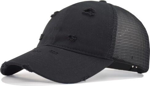 مريح القبعات البيسبول الشاحنة العتيقة- M/L/XL/XXL الرجال الرجال غير المنظمة غسيل أبي الغسيل | Snapback | التاج الناعم | شبكة ناعمة in Kuwait