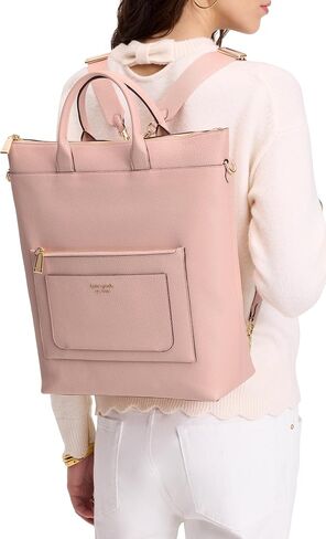kate spade new york Walker Colorblocked Pebbled Leather Convertible Backpack, Back to School Blues Multi in Saudi Arabia