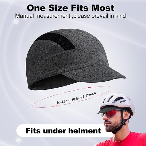 Jenpen 4 PCS Cycling Cap و Cooling Skull Cap Helmet Liner و Lightweight Mesh Under Cycling Motorcycle Hat Hat Liner for Men Women in Kuwait