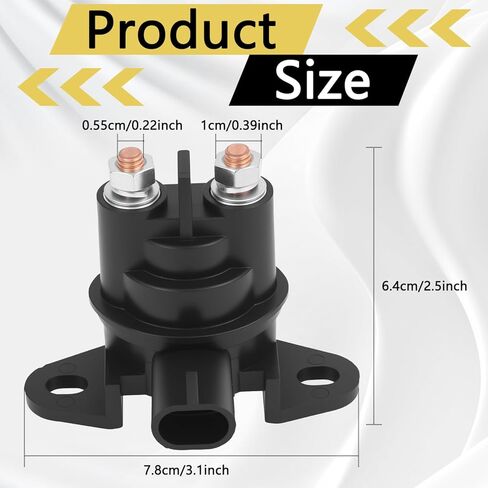 12V Starter Solenoid Relay, Compatible with SeaDoo 3D GS GSI GSX GTI GTS GTX HX LRV RX RXP RXT SP SPI SPX SUV XP XP800 Wake Challenger Explorer Islandia Speedster Solenoid Replace 278-001-802 in Saudi Arabia