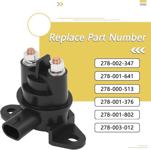 12V Starter Solenoid Relay, Compatible with SeaDoo 3D GS GSI GSX GTI GTS GTX HX LRV RX RXP RXT SP SPI SPX SUV XP XP800 Wake Challenger Explorer Islandia Speedster Solenoid Replace 278-001-802 in Saudi Arabia