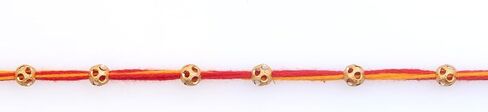 Meezo Premium Handcrafted Rakhi for Brother | Traditional Indian Raksha Bandhan Rakhi | Ethnic Rakhi for Bhai | Rakhi Gift for Brother in USA in Saudi Arabia