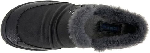 JBU Women's Heather Low Top Comfort Casual Fashion Faux Fur Slip On Shoe, Brown, 6 in Kuwait